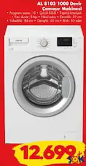 ALTUS 1000 DEVİR ÇAMAŞIR MAKİNESİ